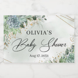 Boho succulus greenery eucalyptus guld ram