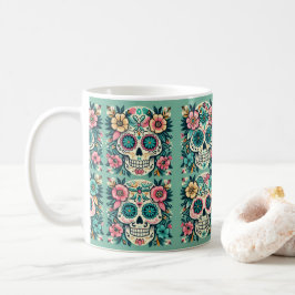 Boho SugarSkulls Kaffemugg