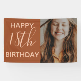 Boho Summer Brown Terracotta Trendig Birthday