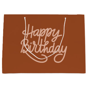 Boho Summer Brown Terracotta Trendig Grattis på fö