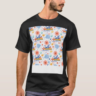 Boho Summer mönster TShirt T Shirt