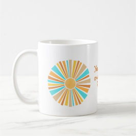 Boho Sun, Here Comes The Son, Retro Sunshine Kaffemugg