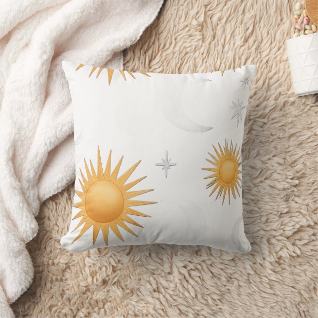 Boho Sun Kuddargåva till henne Hem inredning Kudde (Filt)