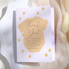 Boho Sun Little Sunshine Baby Shower Tack Kort