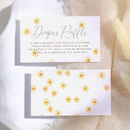 Boho Sun Little Sunshine Baby Shower Tilläggskort