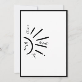 Boho Sun Mamma & Barn Solstrålar Julkort