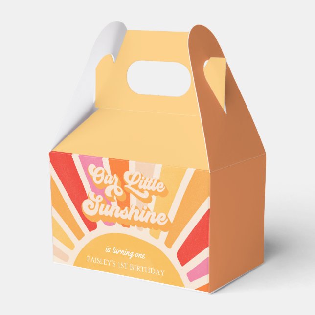 Boho Sunshine 1:a Resa runt om i Sol Presentaskar (Framsidan Sidan)