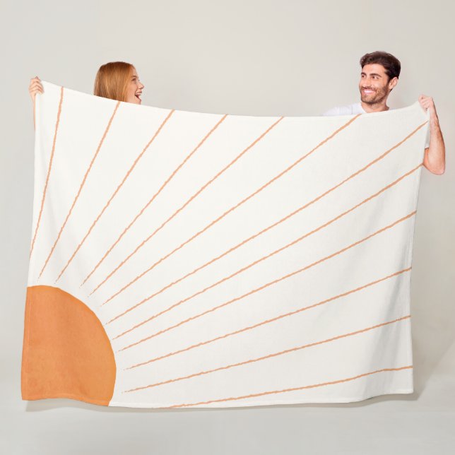 Boho Sunshine Fleecefilt (På plats)