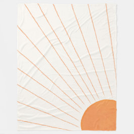 Boho Sunshine Fleecefilt