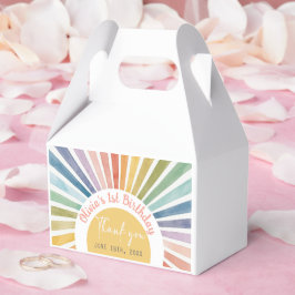 Boho Sunshine Födelsedagsfest Presentaskar