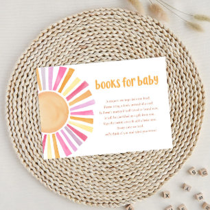 Boho sunshine Girl Baby dusch bokar för baby Tilläggskort