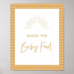 Boho Sunshine gissar matbabyskaren Poster