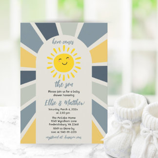 Boho Sunshine här kommer hit med barnskåran Inbjudningar