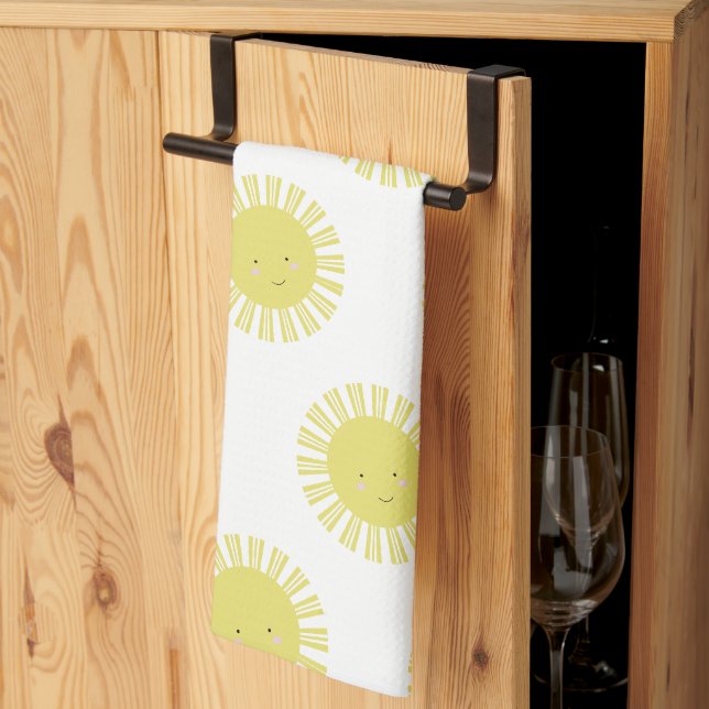 Boho Sunshine Mönster Kökshandduk (Thirds Fold)