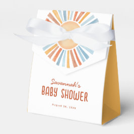 Boho Sunshine Neutralt Baby Shower Presentaskar