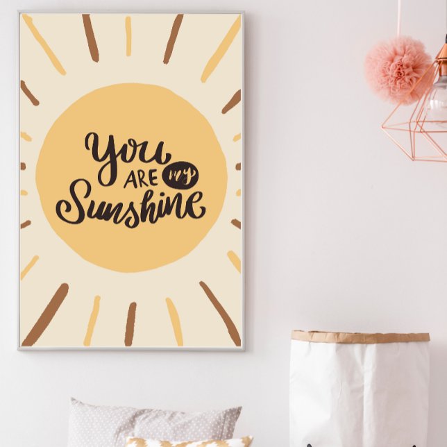 Boho Sunshine Nursery Wall Art Poster (Skapare uppladdad)