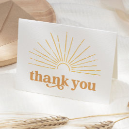 Boho Sunshine Sol Baby Shower Tack Kort