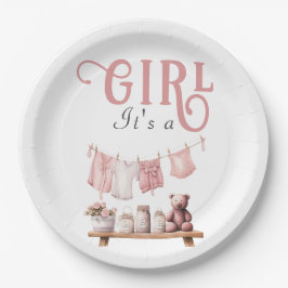 Boho Sweet its a Girl Rosa Clothesline Baby Shower