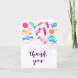 Boho Sweet Lollipops Candy Land Baby Showers Tack Kort