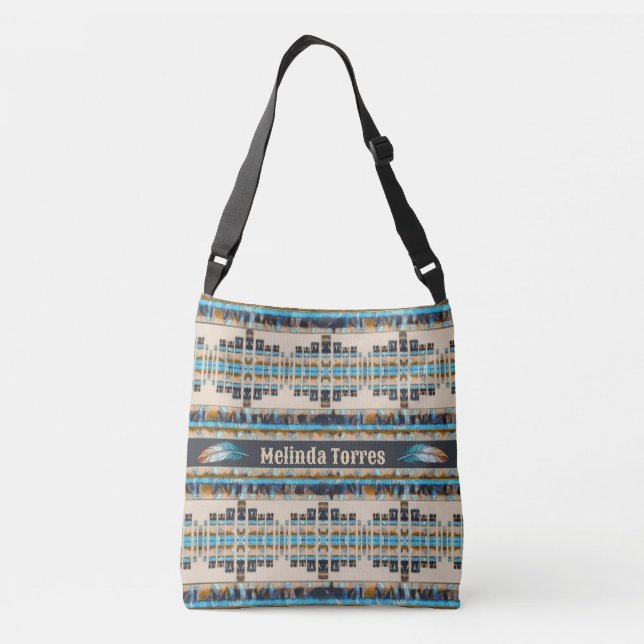 Boho Sydvästinspirerad  Axelväska (Baksida)