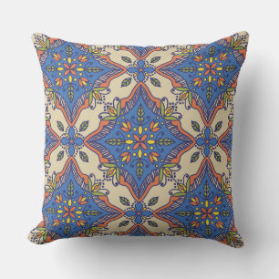 Boho Talavera Tile Kudde