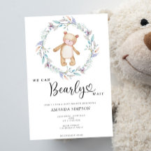 Boho Teddybjörn Flicka Rosa Nästan Vänta Bebis Bju