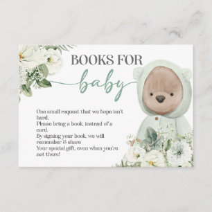 Boho Teddybjörn Nätt väntar Böcker För Bebis Tilläggskort