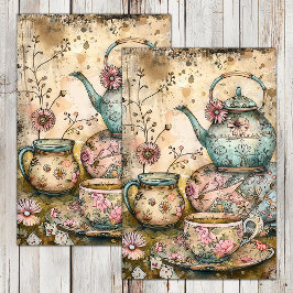 BOHO TEPARTY DEKUPERING TISSUEPAPPER
