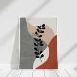 Boho Terracotta Abstrakt Botanical Art Poster<br><div class="desc">Boho Terracotta Abstrakt Botanical Art Poster är ett underbart bohemiskt vardagsrum eller sovrumslig dekoration. Sök efter matchande produkter i konssamlingen för boho-illustrationer.</div>