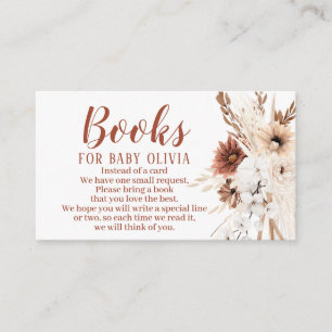 Boho Terracotta Bokar för Baby-inhägnadskort Tilläggskort