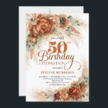 Boho terracotta brände orange pampas eucalyptus inbjudningar<br><div class="desc">Trendigets populära utformning är perfekt för alla boho- eller tropiska stil-evenemang. Utformningen är vattenfärgad handmålad pampasgräs som blandas i torkad handflatan löv med teracotta-blommor och blandad bränd orange ro och blandad burgundblomma ro med rostig ört och rörlig eucalyptus greenery och kombinerat modernt kalligraftypsnitt. Om du planerar strand eller tropiska Party...</div>