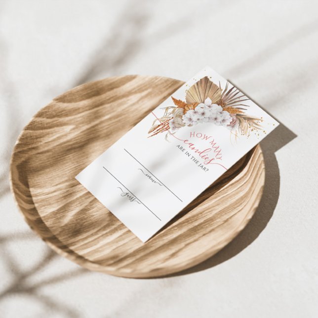 Boho Terracotta Hur många kanariska spelkort Tilläggskort (Skapare uppladdad)