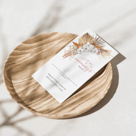 Boho Terracotta Hur stort är Mammans blåkort? Tilläggskort