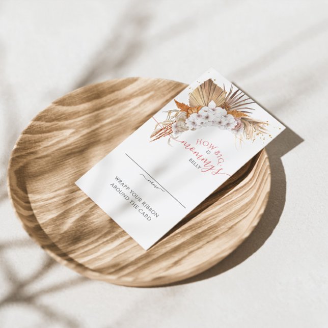 Boho Terracotta Hur stort är Mammans blåkort? Tilläggskort (Skapare uppladdad)