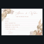 Boho Terracotta Pampas Grass-bridkort Flygblad<br><div class="desc">Designat att samordna med vår Boho Terracotta Pampas Grass Collection,  det här moderna rådgivningskortet har pampass-gräs i terracotta hues. Om du vill göra en mer avancerad anpassning av den här designen,  t.ex. ändra layout,  teckensnitt eller storlek text,  klickar du på "CUSTOMIZE</div>