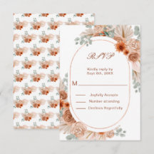 Boho Terracotta Pampas Grass OSA