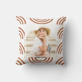 Boho Terracotta Rainbow Photo Kudde