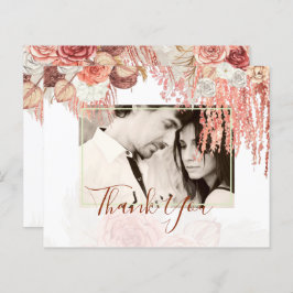 Boho Terracotta Ro Pampas Grass Blommigt Bröllop