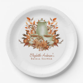 Boho Terracotta Sage Tea Party Dining Tableware