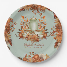 Boho Terracotta Sage Tea Party Dining Tableware