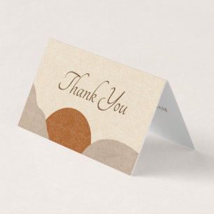 Boho Terracotta Sand Handmade Jewelry Tack Kort