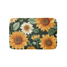 Boho Terracotta Vintage Solros Mönster