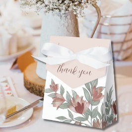 Boho Terrakotta & Blush Blommig Bröllop  Presentaskar