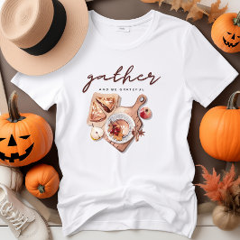 Boho Thanksgiving Dinner Feast T Shirt