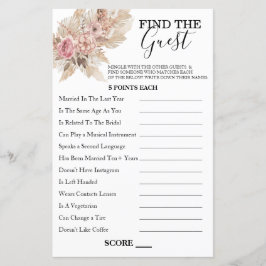 Boho Theme Hitta gästspelet