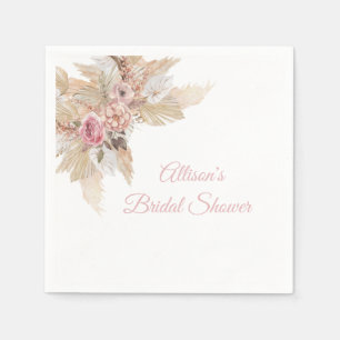 Boho Theme Personlig Cocktail Napkins Pappersservett