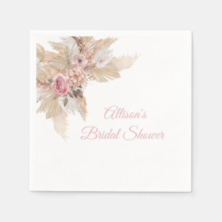 Boho Theme Personlig Cocktail Napkins Pappersservett