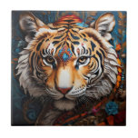 Boho Tiger Ceramic Tile Sets Kakelplatta<br><div class="desc">Den här vibrerande keramiska plattan har en charmerande boho-tiger som tar en liten bit av stollig till alla platser. Perfekt för älskare, den här plattan ger dig personlighet och färg till din hemmadekant. Det är perfekt för väggkonst, underlägg eller unika gåvor. Varje bricka är designad för att motstå bära när...</div>