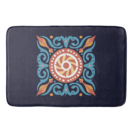 Boho Tile Bath Mat Badrumsmatta