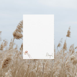 Boho Torkad Botanisk Duschfilt Tack II